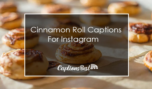 Cinnamon Roll Captions For Instagram