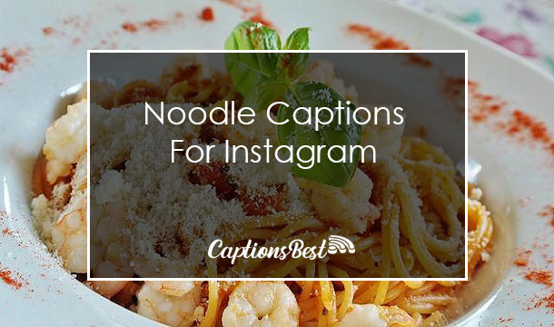 Noodle Captions For Instagram