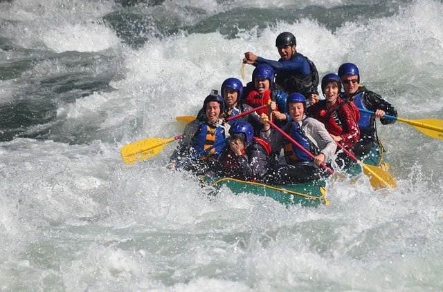 River Rafting Captions