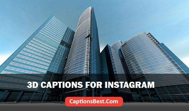 3D Captions for Instagram With Quotes