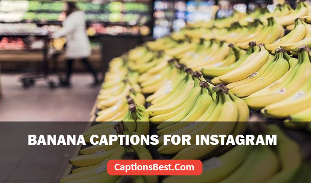 Banana Captions for Instagram With Quotes