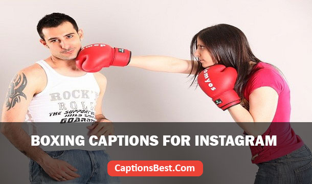 Boxing Captions for Instagram With Quotes