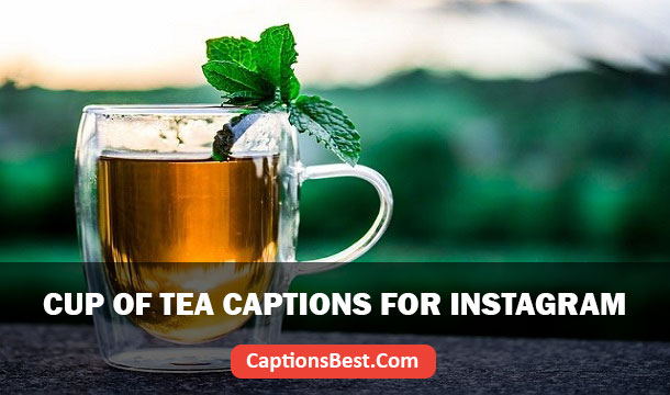 Cup of Tea Captions for Instagram