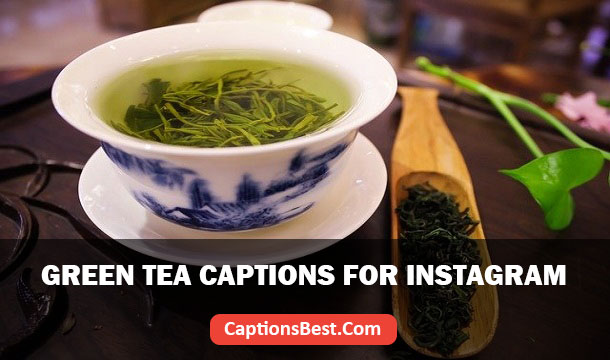 Green Tea Captions for Instagram