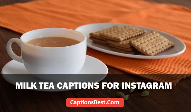 Milk Tea Captions for Instagram