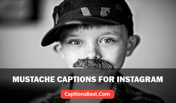 Mustache Captions for Instagram