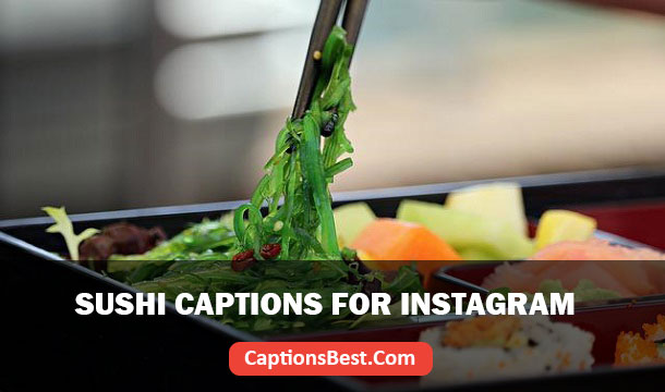 Sushi Captions for Instagram