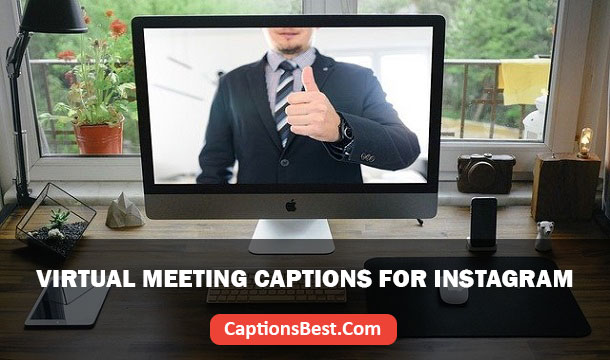 Virtual Meeting Captions for Instagram