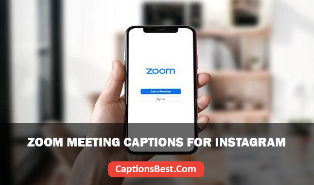 Zoom Meeting Captions for Instagram