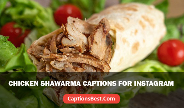 Chicken Shawarma Captions for Instagram