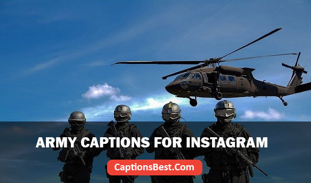 Army Captions for Instagram