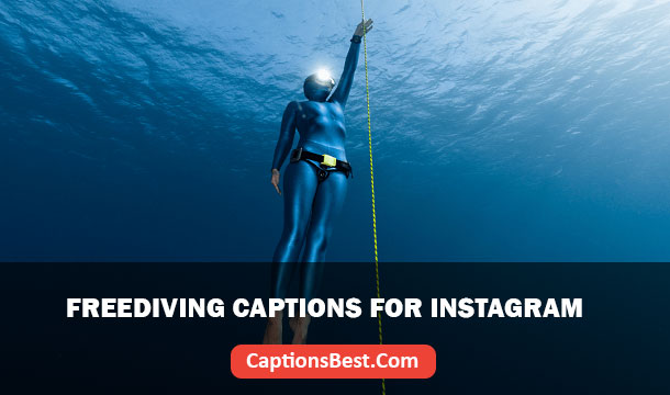 Freediving Captions for Instagram
