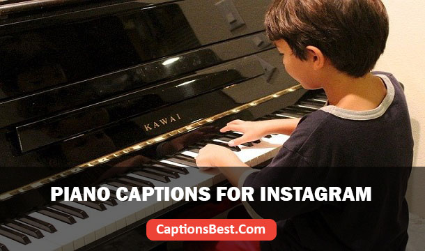 Piano Captions for Instagram