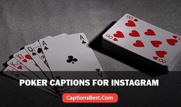 Poker Captions for Instagram