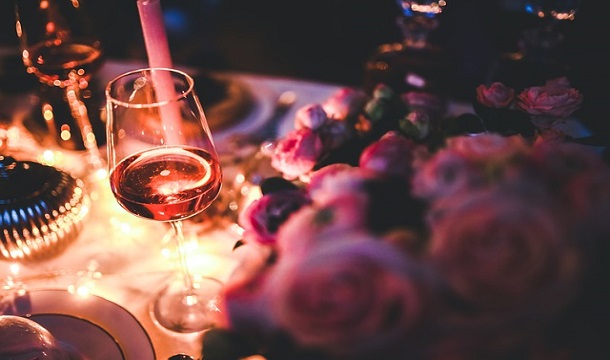 Rose Wine Captions for Instagram